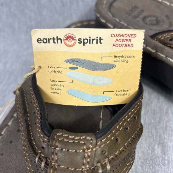 Earth Spirit Sandals Men’s Size 10 New “M ES DILLON”  Brown main image 12